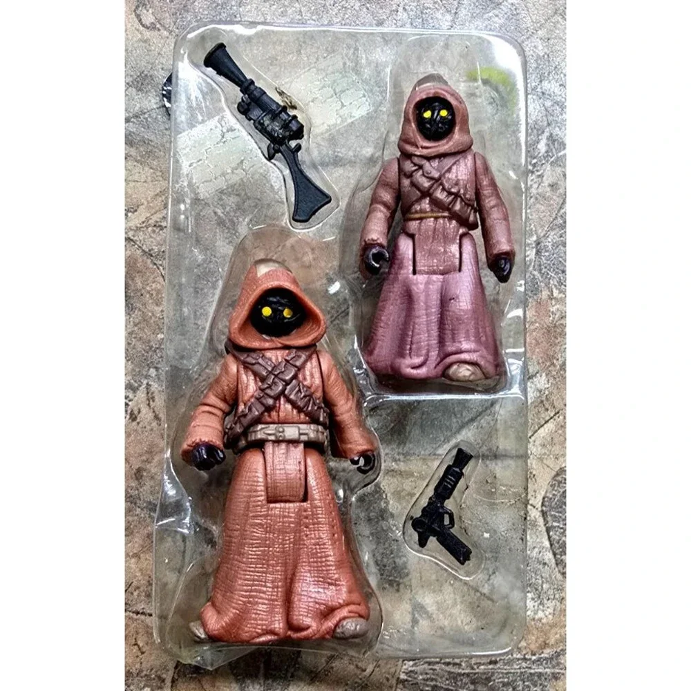 Vintage 1997 Star Wars Jawas With Weapons